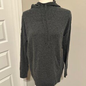 Brand New Banana Republic Hooded Sweater, Gray, Size XS